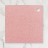 ウッドランドフローラグリーンリーベビーシャワーありがとう フェイバータグ (裏面)