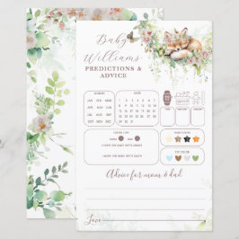 ウッドランドフローラベビー予測とアドバイスゲーム