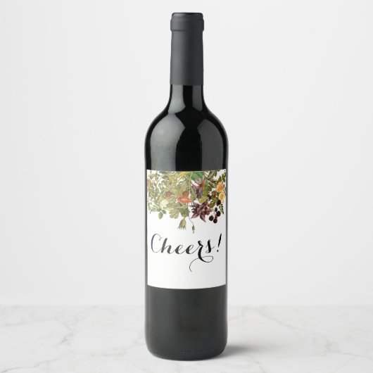 ウッドランドフローラワインラベル ワインラベル (正面)