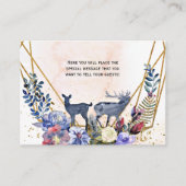 ウッドランドフローラ鹿エンクロージャカード エンクロージャーカード (正面)