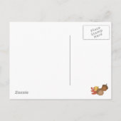 ウッドランドブルージェイ招待状はがき インビテーションポストカード (裏面)