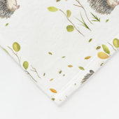 ウッドランドヘッジホッグフリースブランケット フリースブランケット (角)