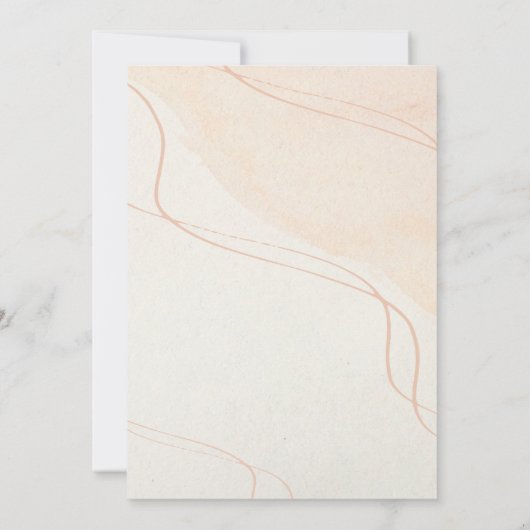 ウッドランドヘッジホッグマッシュルームガールベビーシャワー 招待状 (裏面)