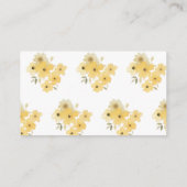 ウッドランドヘッジホッグ赤ちゃんシャワーおむつラッフル エンクロージャーカード (裏面)