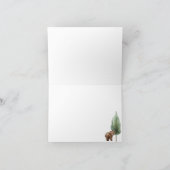 ウッドランドベアサンキューカードワンハッピーキャンパー サンキューカード (内部)