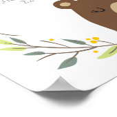 ウッドランドベアベビー統計ポスター ポスター (角)