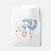 ウッドランドベアーボーイ1st誕生日パーティーパステル フェイバーバッグ (正面)