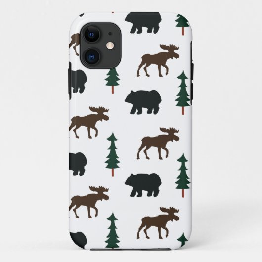 ウッドランドベアームースiPhone 5ケースケース Case-Mate iPhoneケース (裏面)