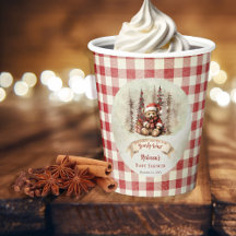 ウッドランドベアーリーウェイホリデーボーイベビーシャワー