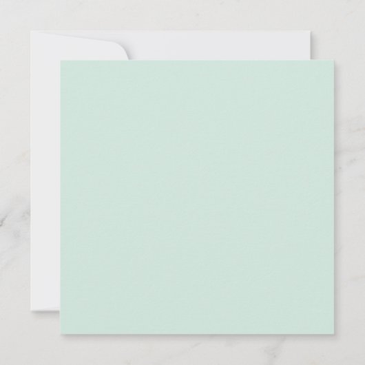 ウッドランドベア緑のリースベビーシャワーバイメール 招待状 (裏面)