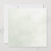 ウッドランドベア赤ちゃんシャワーサンキューカード サンキューカード (裏面)