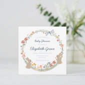 ウッドランドベイビーシャワー招待状 招待状 (スタンド正面)