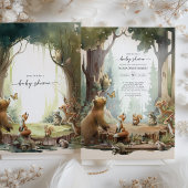 ウッドランドベイビーシャワー アドベンチャーが始まる