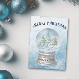 ウッドランドベビーアニマルズクリスマスフラットホリデーカード シーズンカード