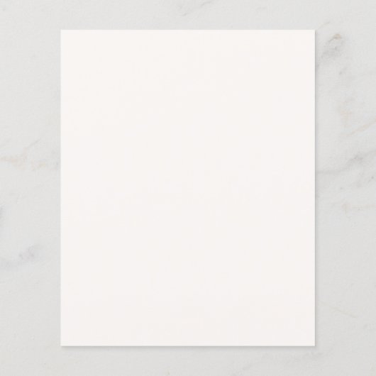 ウッドランドベビーシャワーアドバイスカード (裏面)