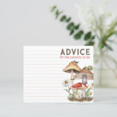 ウッドランドベビーシャワーアドバイスカード | ムシャお洒落ー (スタンド正面)