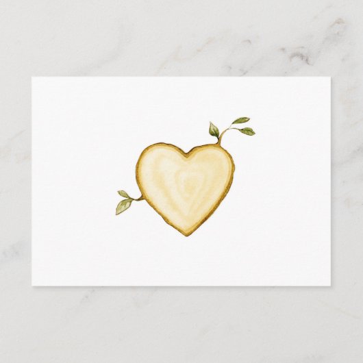 ウッドランドベビーシャワーサンキューカード エンクロージャーカード (裏面)