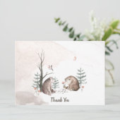 ウッドランドベビーシャワーサンキューカード サンキューカード (スタンド正面)