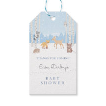 ウッドランドベビーシャワーテーマ |冬の森