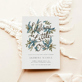 ウッドランドベビーシャワー招待状 招待状