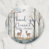ウッドランドベビーシャワー フェイバータグ (正面)