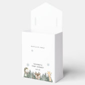 ウッドランドベビーベビーシャワー外は寒い フェイバーボックス (オープン)