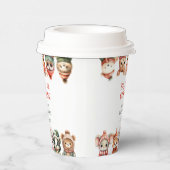 ウッドランドベビーベビーシャワー外は寒い 紙コップ (右)