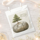 ウッドランドベビー冒険家の赤ちゃんシャワー フェイバーバッグ (クリップ留めされた状態)