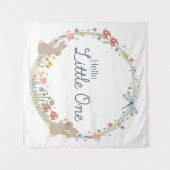 ウッドランドベビー子供部屋ウォールアート タペストリー (正面(横))