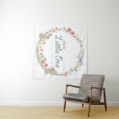 ウッドランドベビー子供部屋ウォールアート タペストリー (インサイチュ(横))