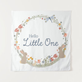 ウッドランドベビー子供部屋ウォールアート タペストリー