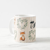 ウッドランドベビー森林動物 コーヒーマグカップ (正面左)
