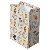 ウッドランドベビー森林動物 ミディアムペーパーバッグ (裏面アングル)