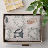 ウッドランドベビー森林動物 薄葉紙 (ギフト)