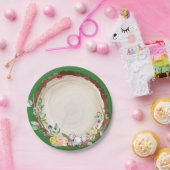 ウッドランドベビー誕生日 ペーパープレート (パーティー)