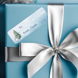 ウッドランドペンギンクリスマスギフトラベル ラベル