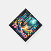 ウッドランドホタル赤ちゃんシャワー スタンダードカクテルナプキン (角)