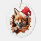 ウッドランドホリデーデコール セラミックオーナメント (左)