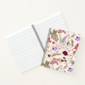 ウッドランドボタニカルウェディングプランナー ノートブック (内部)