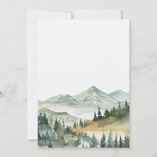 ウッドランドボーイベビー森林動物の赤ちゃんシャワー 招待状