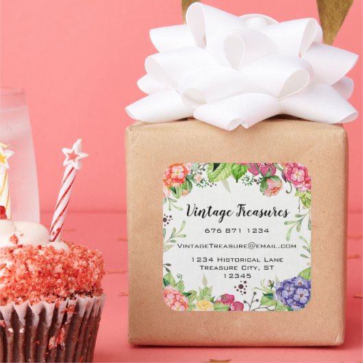 ウッドランドボーフローラ業又は航空機 スクエアシール (パーティー)