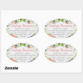 ウッドランドボーフローラ業又は航空機 楕円形シール (シート)