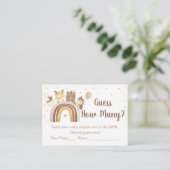 ウッドランドボーホレインボーいくつゲームを推測 エンクロージャーカード (スタンド正面)