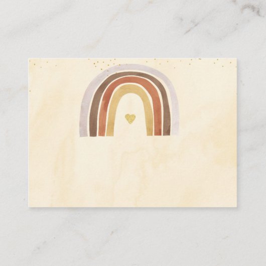 ウッドランドボーホレインボーいくつゲームを推測 エンクロージャーカード (裏面)