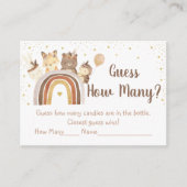 ウッドランドボーホレインボーいくつゲームを推測 エンクロージャーカード (正面)