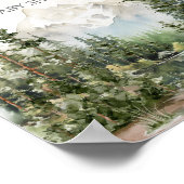 ウッドランドマウンテンベビーシャワーへようこそ ポスター (角)