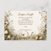 ウッドランドマッシュルームの森おむつラッフル エンクロージャーカード (正面)