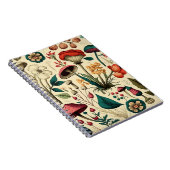 ウッドランドマッシュルームスパイラルノート ノートブック (右側)