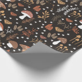 ウッドランドマッシュルーム包装紙 ラッピングペーパー (角)