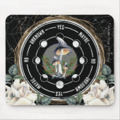 ウッドランドマッシュルーム真菌の森のサイキック振り子 マウスパッド (正面)